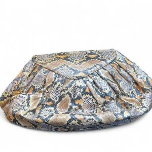 Vintage Genuine Snakeskin Leather Clutch | Envelope Style | No Strap
